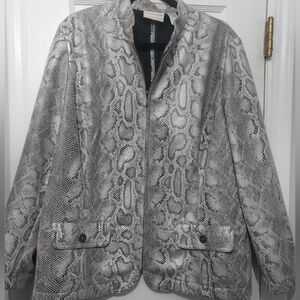 Stylish Snake Print metalic Women's Jacket ** REDUCED FINAL PRICE